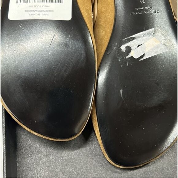 Rag & Bone Ansley Slide In Golden Brown Suede - Picture 4 of 5